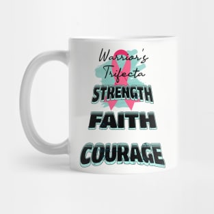 Breast Cancer Awareness & Support Faith Mug